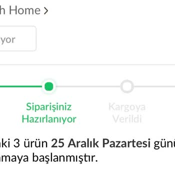 English Home 14 Gündür Siparişimi Kargolamadı!
