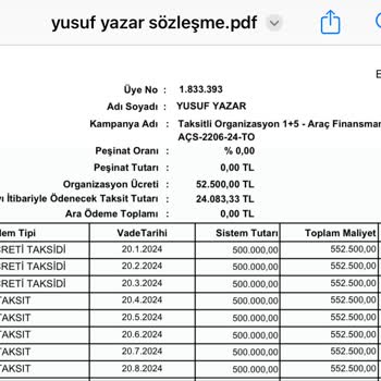 Eminotomotiv Gerçek Dışı Bilgi Vererek Üye Yapıyor.