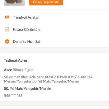 Trendyol Sizden Alışveriş Yaptığıma Pişman Ettiniz Beni