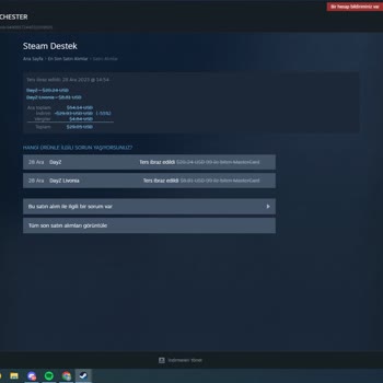 Steam Kütüphanemden Oyunumu Sildi Ve Para İadesi De Yapılmadı