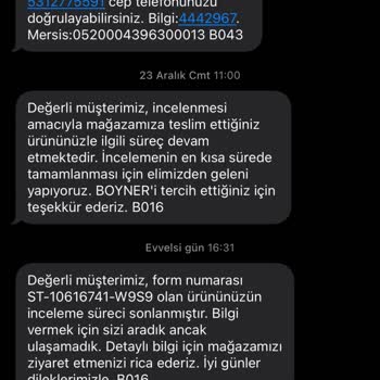 Boyner Müşteri Hizmetlerine Ulaşamama Sorunu