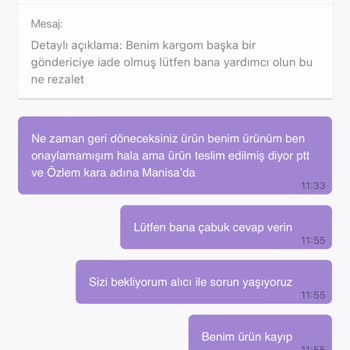 Gardrops İadesi Başka Adrese Gitti