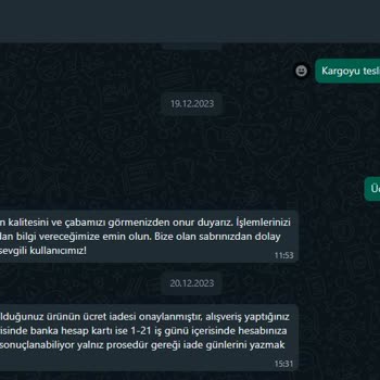 Appleturkiye.com (özel) İade Edilen Ürünün Ücretinin Gönderilmemesi