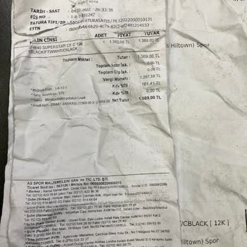 Garantide Küflenen Adidas Ayakkabı.