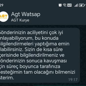 AGT Kurye (aynigunteslim.com) 65 Yaşındaki Annemin Kargo Mağduriyeti