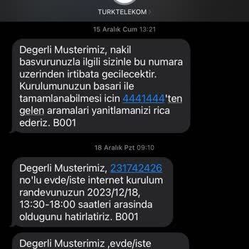 Türk Telekom Nakil İçin Gelmiyor