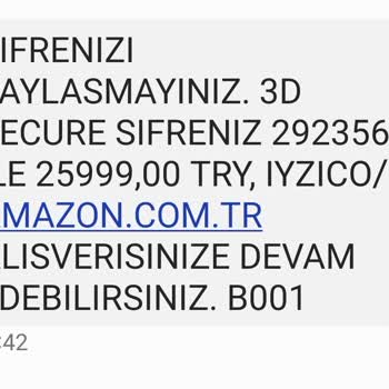 Amazon.com.tr Nin Kartımdan Çekmiş Olduğu Ücretin Geri İadesi Talebi