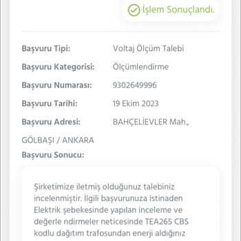 Başkent Elektrik Dağıtım Enerjisa Duyarsızlığı Çözüm Yok