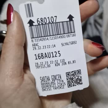 Sabiha Gökçen Havalimanı Otopark Araç Hizmetleri