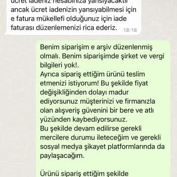 Avva Sipariş Verdiğim Ürünü Göndermedi.