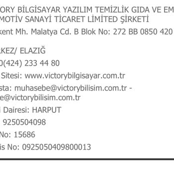 Victory Bilgisayar Orijinalliği Bozulmuş Ürün