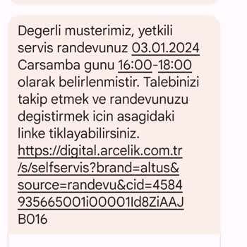 Altus Müşteri Hizmetleri Randevu