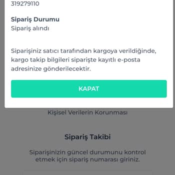 Meva Tasarım Elif Siparişim Hakkında Bilgi Alamıyorum!