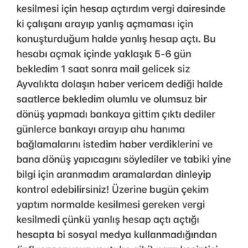 Akbank Ayvalık Banka Şubesi Çalışanı İle Yaşanan Sorunlar