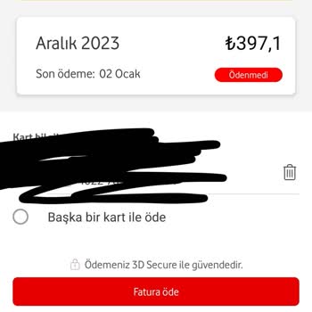 Vodafone'dan Asla Memnun Değilim