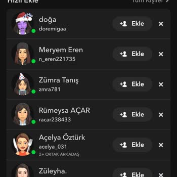 Snapchat'te Arkadaş Ekleyemiyorum