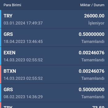 Bitexen Para Hesabıma Geçmedi!