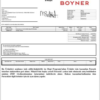 Boyner Teslim Edilmeyen Ürün