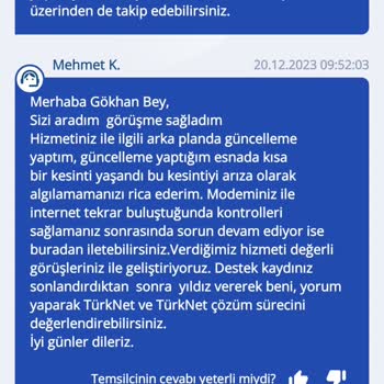 TurkNet Bağlantı Sorunları Ve Müşteri Mağduriyeti