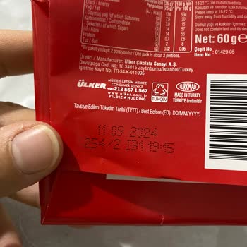 Ürün Hatası Ülker Marka Çikolata