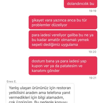 Yemeksepeti Eksik Siparişe Yardımı 😂