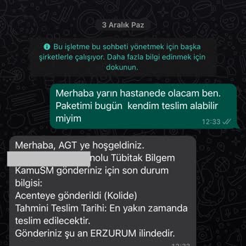 AGT Hızlı Kurye Hizmetleri A. Ş.