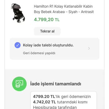 Ebebek Satın Aldığım Ürünü Değil Elinde Kalan Eski Ürünü Gönderiyor