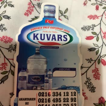 Kuvars Su Damacana Üretim Tarihi 2018