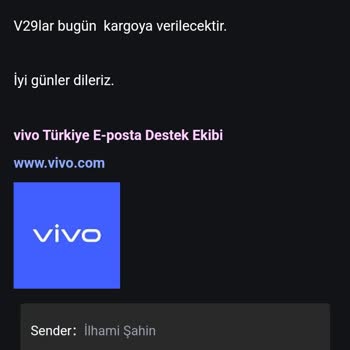 Vivo Online Aldığım V29