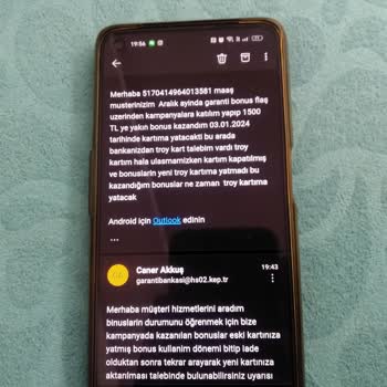 Garanti Bankası Kartımın İptal Edilmesi Ve Bonuslarımın Yatmaması