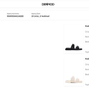 Derimod Online Pişmanlık Oldu