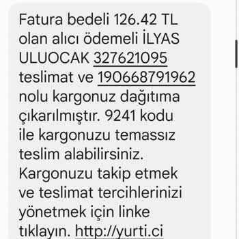 Yurtiçi Kargo Teslimatı Ve Ödeme İşlemleri Hakkında