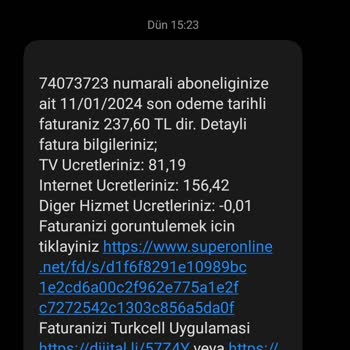 Turkcell TV+ Turkcell Superonline Gizlice Faturaya Yansıtıyor