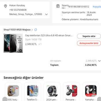AliExpress Üzerinden Satın Alınan Ürünün Kargolanmaması Sorunu
