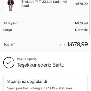 The Leeq Siparişim Hakkında Bilgi Alamıyorum Ve Destek Yok
