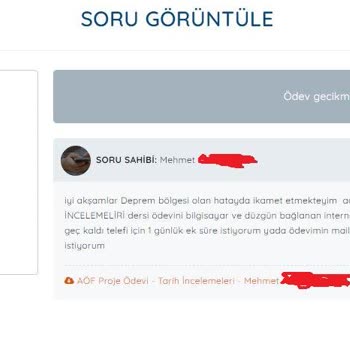Ödev Yükleme Sorunu AÖF Kampüs