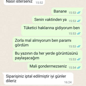 Fonhane Siparişim Haksızca İptal Edildi
