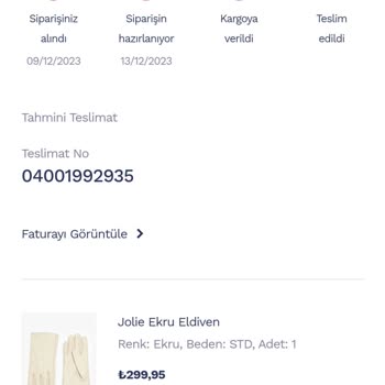 Penti Ürün Teslim Etmeme