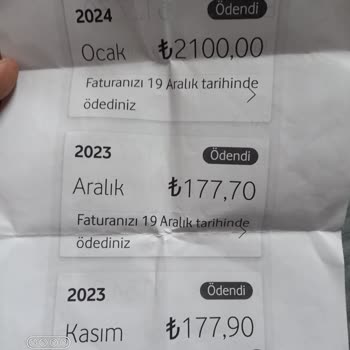 Vodafone Paket Dışı Yüksek Fatura