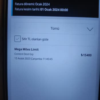 Yanlış Fatura Mağduriyeti Vodafone