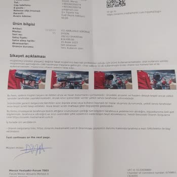 Dyson, Kablosuz Süpürge İade Kabul Etmiyor