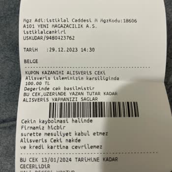 A101 İstiklal Şubesi Çankırı