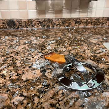 Korkmaz Mutfak Eşyaları Galaxy Cam Tencere Kapağı Patlaması