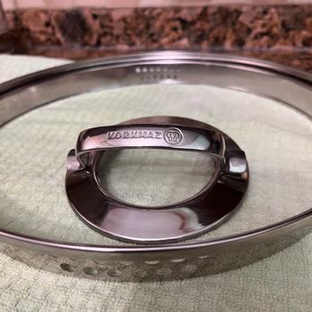 Korkmaz Mutfak Eşyaları Galaxy Cam Tencere Kapağı Patlaması