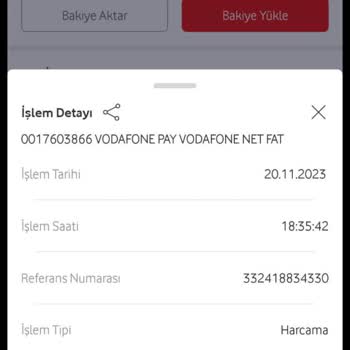 Vodafone Net Yanlışlıkla Ödenen Faturanın Ücret İadesini Yapmıyor