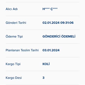 Aras Kargo Teslimat Yapmadan Teslim Edildi Yazıyor