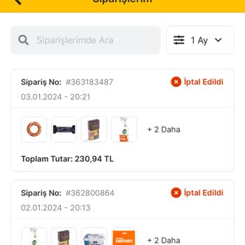 Migros Hemen Teslimat Hayal Kırıklığı