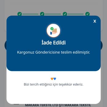 Yurtiçi Kargo Bana Gelmeyen Ürünü Gelmiş Gibi Gösteriyor.