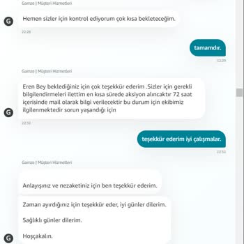 Amazon Türkiye Müşteri Memnuniyetsizliği