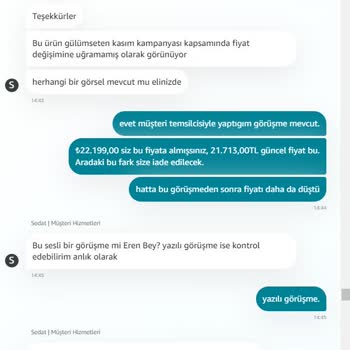 Amazon Türkiye Müşteri Memnuniyetsizliği